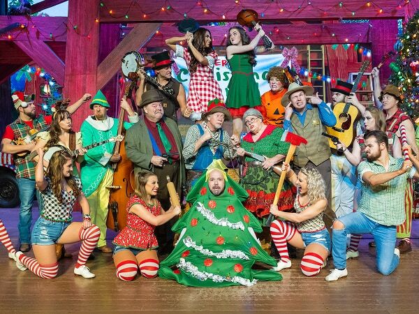 Group photo of the Christmas show