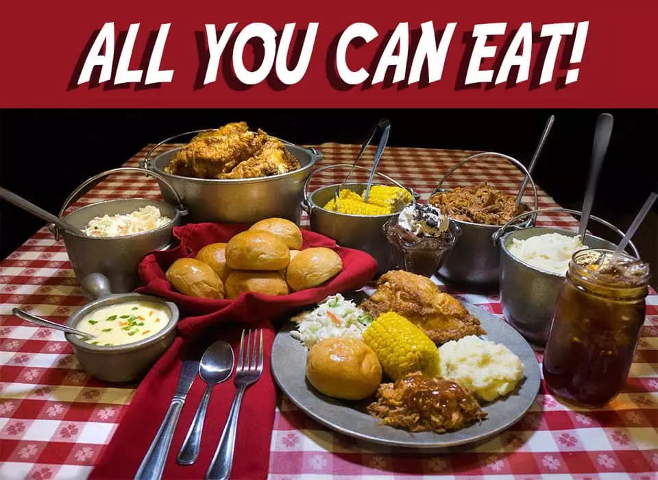 All You Can Eat Southern Homestyle Feast - Hatfield & McCoy Dinner Feud