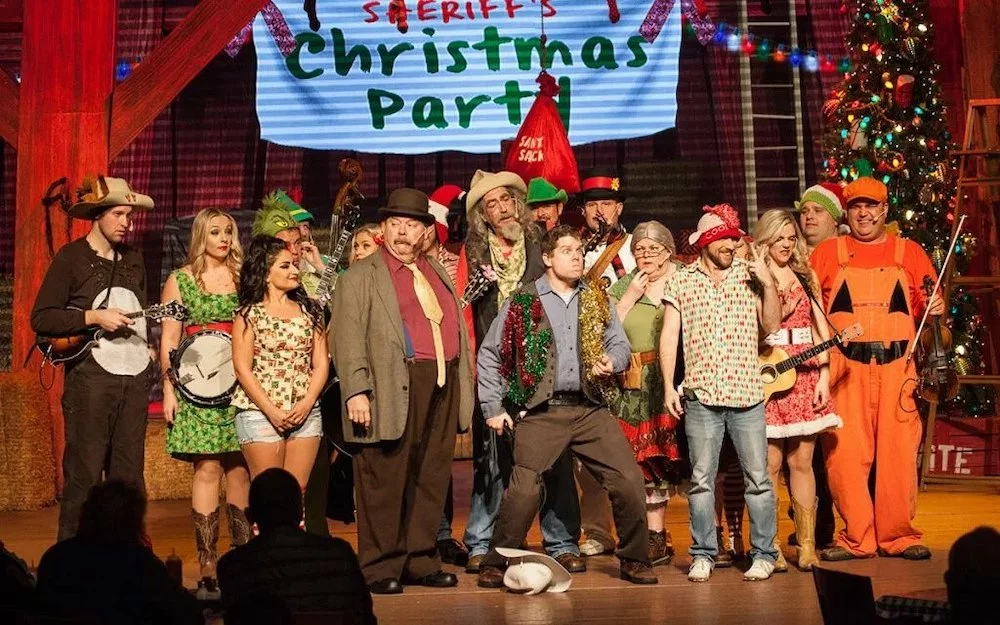 Cast of Hatfield & McCoy Dinner Feud's Christmas Show