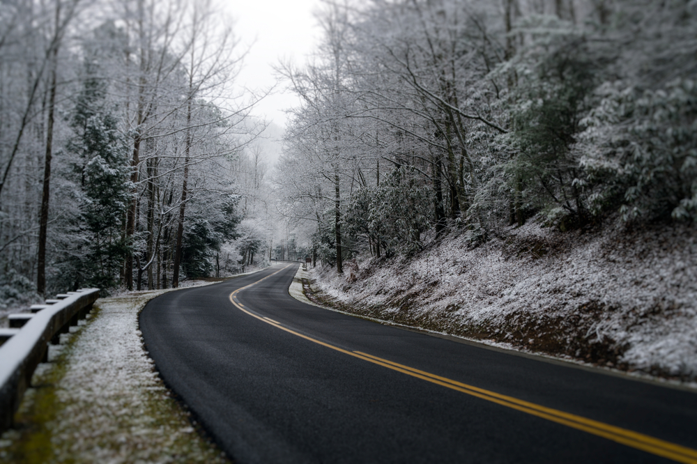 Snowy road