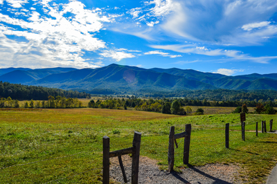 Cades Cove on a sunny day