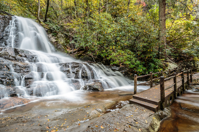 laurel falls in the Smoky Mountains