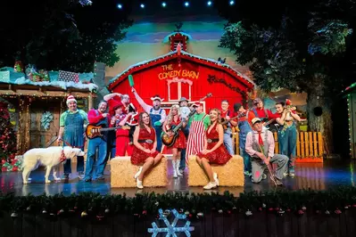cast of performers Christmas